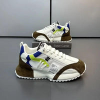 Herren Bequeme Freizeitschuhe für den Ganzen Tag – Weiß-Braun