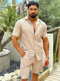 Premium Herren Sommer Set – Beige