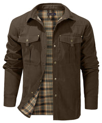 Lukas | Stylische Rover-Jacke für Herren Outdoor – BRAUN