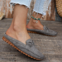 Luna | Bequemer orthopädischer Slip-On Schuh für Damen – Grau