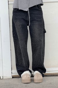 1+1 Gratis | Philine™ Stylische Baggy-Hosen – Schwarz