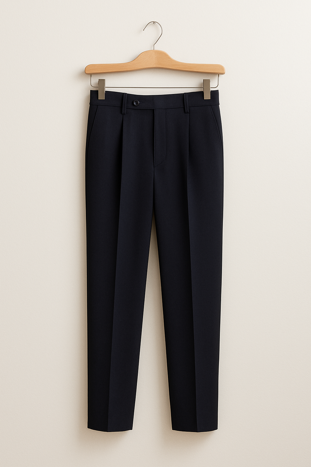 Bastiaen Faltenhose mit hohem Bund