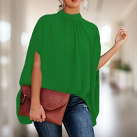Zara - Stilvolle Bluse mit weitem Schnitt – Grün