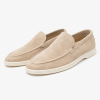 Lynor - Samtige Slipper – Beige