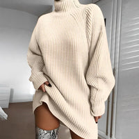 Mila Strickkleid | Bequem und trendy – Beige