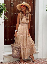Joanna | Boho Maxikleid – Khaki