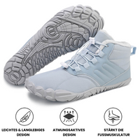 Flexibler & Wasserdichter Winter-Barfußschuh – Blau