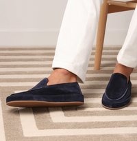 Dominic | Herren Leder Loafers – Marine