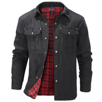 Lukas | Stylische Rover-Jacke für Herren Outdoor – SCHWARZ