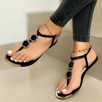 Nylah | Bequeme Sandalen für Frauen – Schwarz