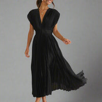 Alica | Elegantes Maxikleid für besondere Anlässe – Schwarz
