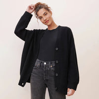 Leah - Eleganter und bequemer Blazer – Schwarz