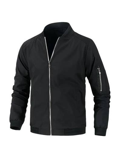 Shirenne | Klassisches Design Trainingsjacke - Herren Casual Baseball Kragen