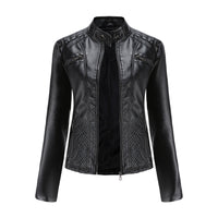Led | Lederjacke für Damen – Schwarz