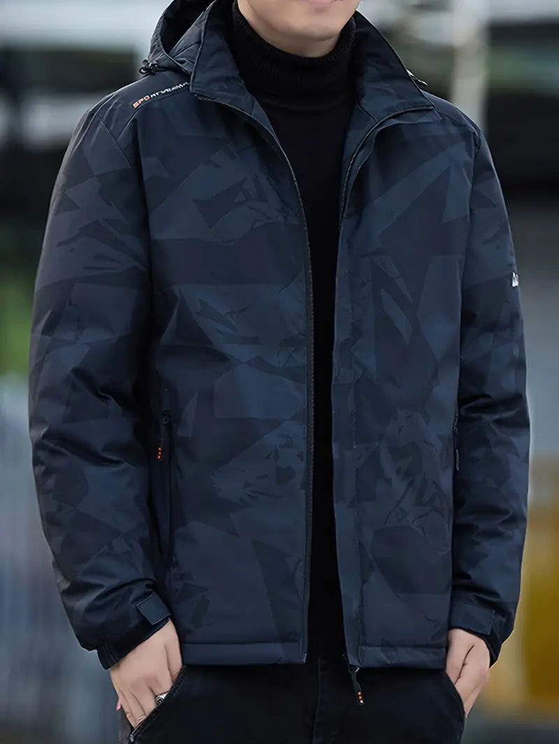 Reigara | Isolierte Thermo-Kapuzenjacke für Männer - winddicht