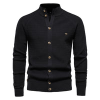 FELTON - Klassisch gestrickt strickjacke – Schwarz