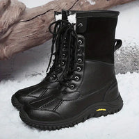 Dreiyana | Damenmode Wasserdichte Schneestiefel – Casual Outdoor, Verdickter – Schwarz