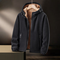 Galen™ | Zeitlose Wollgefütterte Jacke – Schwarz