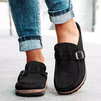 Unisex Rutschfest Flache Loafer | Zum Hineinschlüpfen – Schwarz