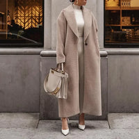 Damen Mantel | Übergrößen Modell mit lässigem Schnitt – Khaki