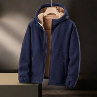 Galen™ | Zeitlose Wollgefütterte Jacke – Blau