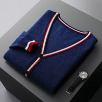 Rhodes Cardigan – Deep Blue