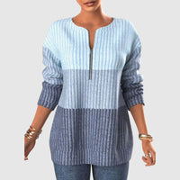 ORNELLE- Stylischer pullover – Blau
