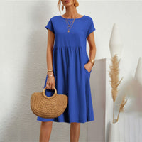 Lillian - Elegantes und vielseitiges Kleid für Frauen – Blau