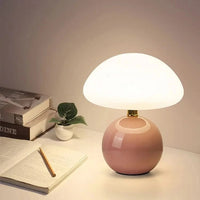 Blush Cloud Keramik-LED-Tischleuchte – Rosa