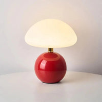 Blush Cloud Keramik-LED-Tischleuchte – Rot
