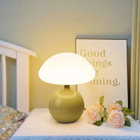 Blush Cloud Keramik-LED-Tischleuchte – Grün