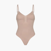 Bodysuit Sculpting Shapewear mit Slip – Beige