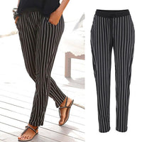 FRIDA - Bedruckte Boho-Hose – Marine