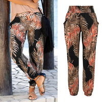 FRIDA - Bedruckte Boho-Hose – Orange