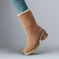 Mara | Faltbare Wollstiefel für höchsten Komfort – Beige