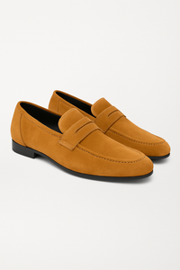 Brayden Wildleder Loafer – Karamell