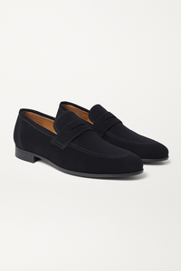 Brayden Wildleder Loafer – Schwarz