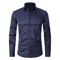 Felix™ - Knitterfreies Hemd – Marine