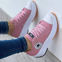 Gerda | Damen Ledersneaker Fußgewölbestütze – Leder Sneaker Stützend Komfort 2026 – Rosa