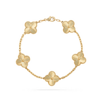 Sommerliches Klee Armband | Bringt Glück und Positive Energie mit Stil – Gold