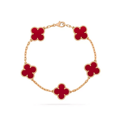 Sommerliches Klee Armband | Bringt Glück und Positive Energie mit Stil