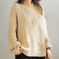 Brooklyn Knit Sweater – Naturweiß