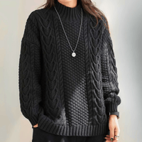 Brooklyn Knit Sweater – Schwarz