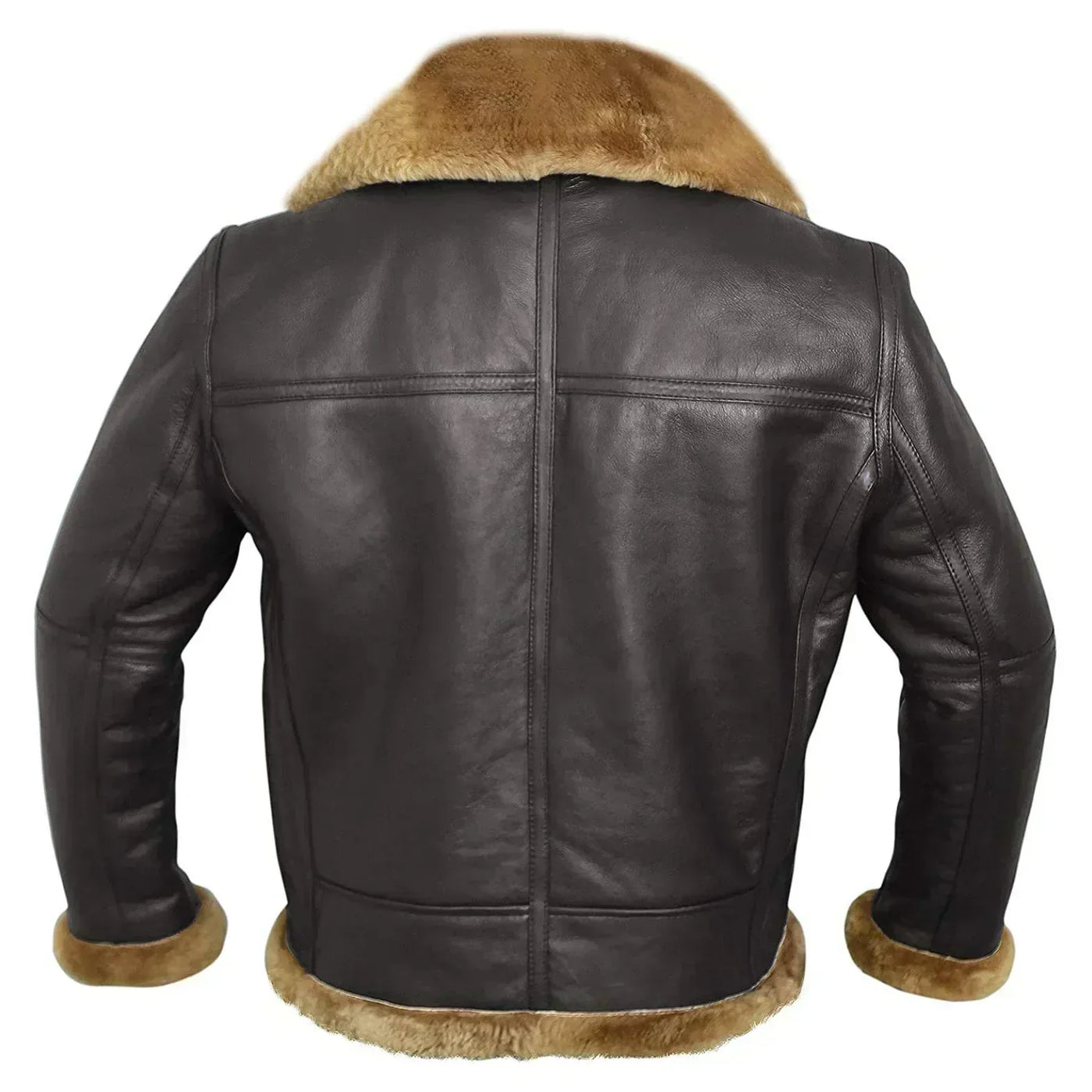 Enzo - Lammfell-Lederjacke
