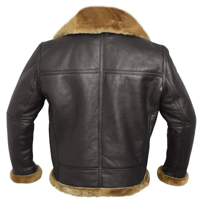 Enzo - Lammfell-Lederjacke