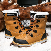 Herren Warm Winterstiefel | Rutschfest – Beige