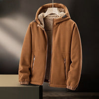 Galen™ | Zeitlose Wollgefütterte Jacke – Braun