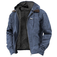 Bruno | Elegante Regenjacke – Blau