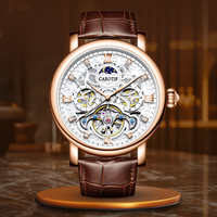 GERALD® MECHANISCHE AUTOMATIK-ARMBANDUHR AUS LERNCHE – Weißgold