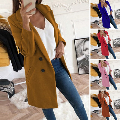 Yierla | Neue Mode Langärmeliger Straßenkleidung Wollblazer
